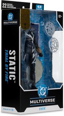 DC Multiverse Action Figure Static Shock (Trial by Fire) (Gold Label) 18 cm