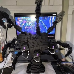 Articulated Wither Storm, Flexi Fidget Toy, 3D Printed-12-20cm