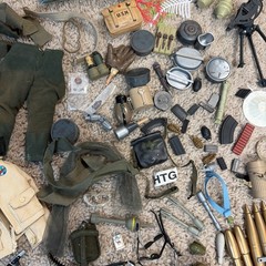 Huge Lot Of Vintage Hasbro 12in G.I. Joe, 21st Century Soldier Accessories