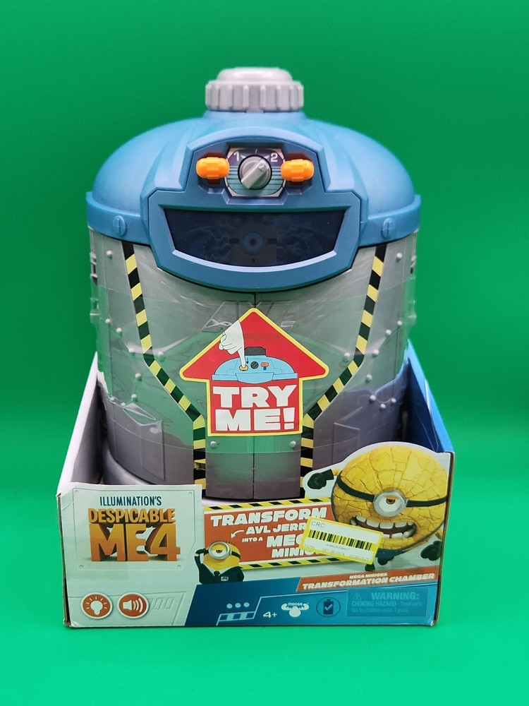 Despicable Me 4 Mega Minions Jerry Transformation Chamber Playset Brand New