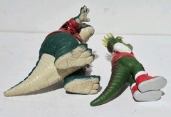 LOT 2 DISNEY HASBRO JIM HENSON DINOSAURS TV SHOW EARL & ROBBIE SINCLAIR FIGURINE