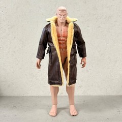 PB-LTC-BANE-V2: 1/12 Dark Brown Bane Coat for 6″ muscular body, Mafex Bane