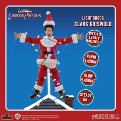Mezco National Lampoon’s Christmas Vacation Light-Shock Clark Action Figure
