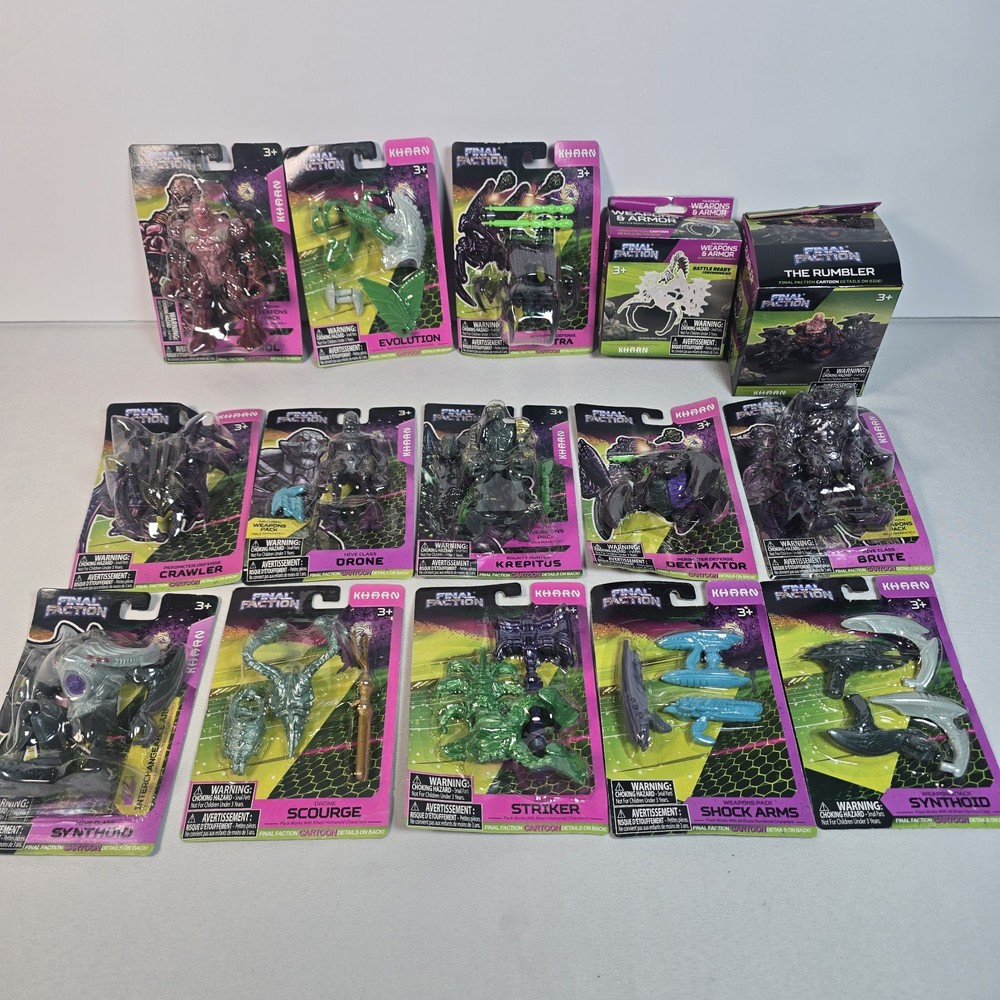 Final Faction Lot 15 Kharn Rumbler Weapons Diabol Krepitus Brute Scourge* NEW