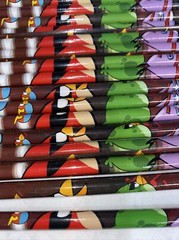 Angry Birds Pencils Unique COLLECTIBLES Angry Bird on Top – Lot of 16