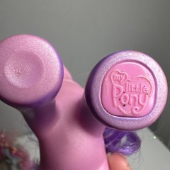 My Little Pony Set Of 4, 2 Little & 2 Large Years- 2003, 2005, 2008 Glitter MLP