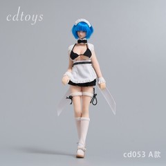 cdtoys cd053 1/12 Maid Clothes Set Costume Model Fit 6” Action Figure