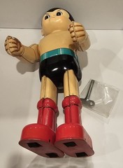 VINTAGE BILLIKEN JAPAN “MIGHTY ATOM” ROBOT TIN TOY ASTRO BOY WIND-UP