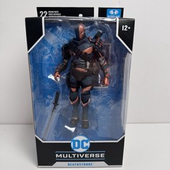 DC Multiverse Deathstroke Batman Arkham Origins McFarlane Figure INCOMPLETE