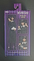 NECA Wednesday Addams Clothed Action Figure [Classic Dress] New Sealed