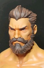HEAD ONLY Mythic Legion Four Horsemen Custom Painted Skin Matching Gladiator