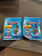 Topps MiniKins Adam Bomb Garbage Pail Kids Miniature Figurines Sticker *2 packs*