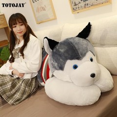 50-120cm Giant Husky Dog Plush Toy Long Pillow Sleeping Cushion Kids Gift
