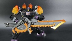 For AOTP Megatronus The Fallen Chain Saw Knife Axe Weapon Upgrade Kits