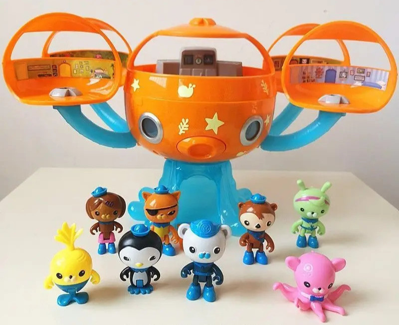 Octonauts Octopus Castle Playset Tiger Shark Ship Light Music Toy Set New Gift