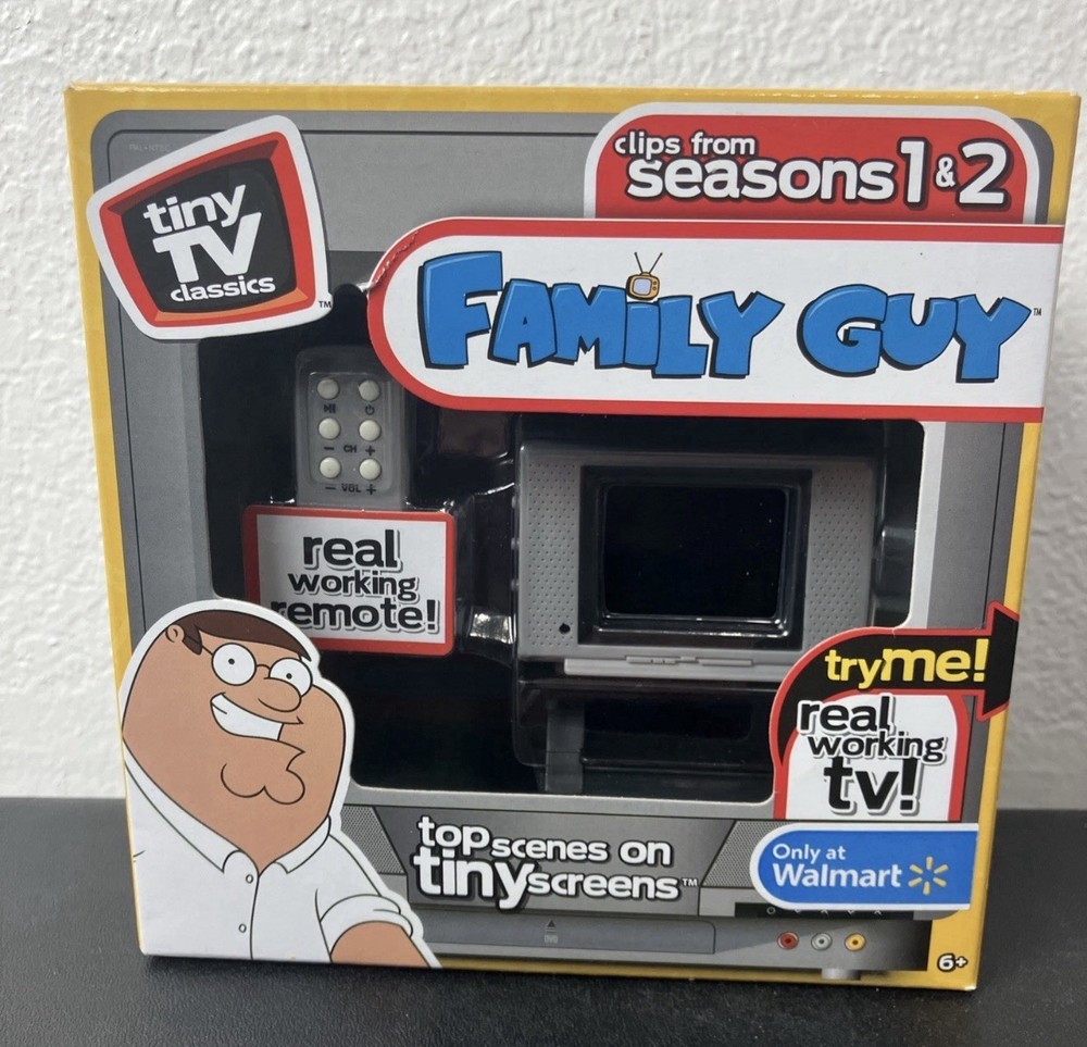 Tiny TV Classics: FAMILY GUY Edition Collectible – Brand New