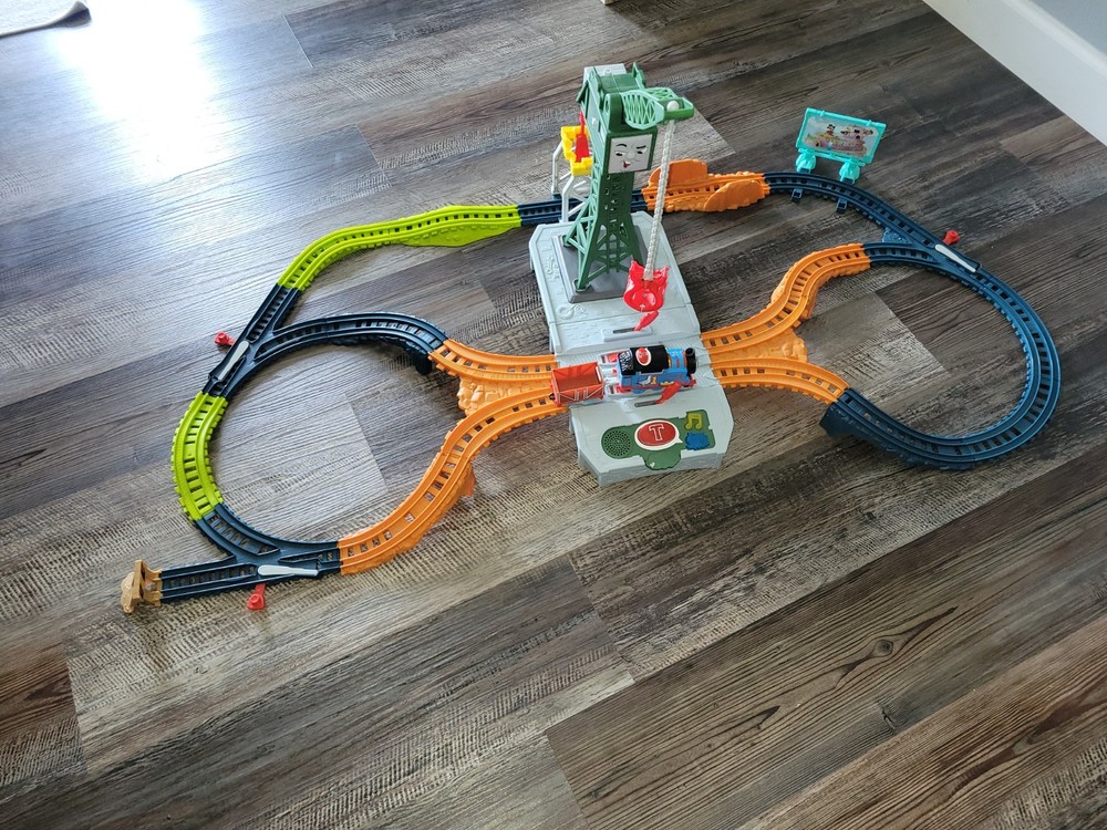 Thomas and Friends Talking Cranky Delivery Motorized Train Set
