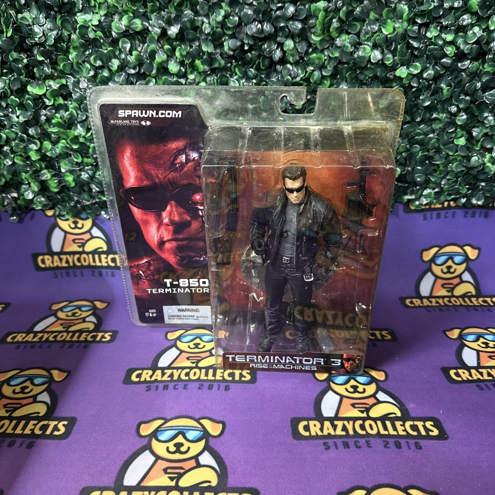 NIB McFarlane Toys Terminator 3 Rise of the Machines. T-850 Figure SEALED