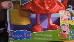 12″ PEPPA PIG Singing And Dancing Doll. Plastic Body, Fabric Skirt +Yellow Boots