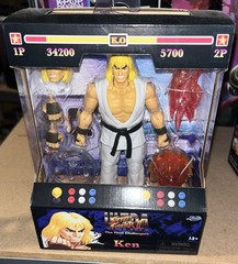 New Jada Toys Ultra Street Fighter 2 Ken Player 2 Action Figure EE Exclusive