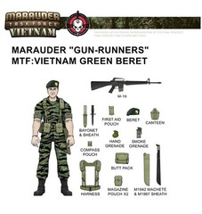 Marauder Task Force 1:18 Green Beret Rifleman Vietnam KS A-TEAM Exclusive