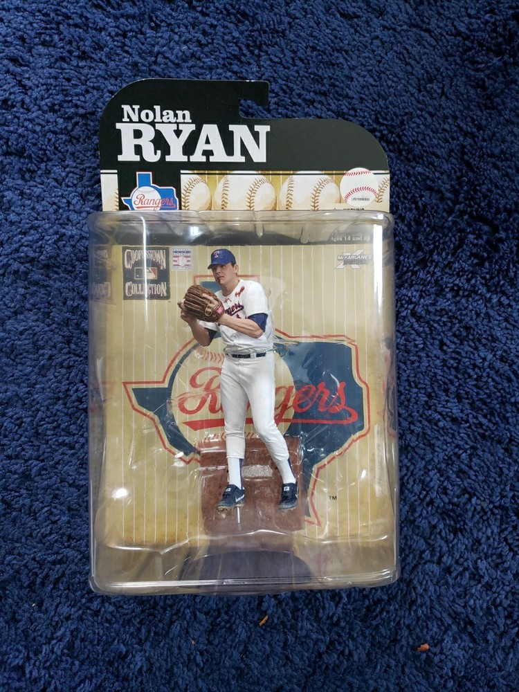 Nolan Ryan #34 2009 McFarlane Sports Picks Cooperstown Collection Bloody Jersey