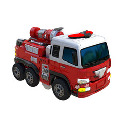 Tobot V Galaxy Detectives Rescue Flame Transforming Fire Engine Robot Figure Toy