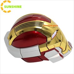 Iron Man MK17 Heart Breaker Helmet Gold English 1/1 Wearable Voice-control Props