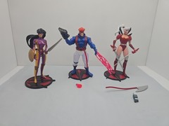 1994 & 1995 Playmate Toys Wild Cats & Youngblood Action Figure Set 3 Figures