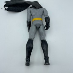 DC COMICS Batman Action Figure Gray Black Cape Yellow Belt Poseable 12in 67800