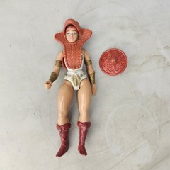 Vintage 1982 He-man MOTU TEELA Lady SHIELD, Snake Armor Masters Of The Universe