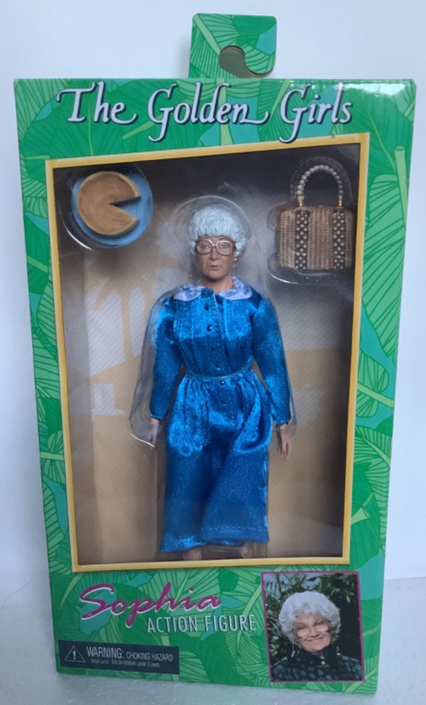 NECA Reel Toys 8″ The Golden Girls Sophia action figure fabric clothes New NIB