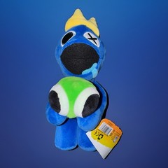 Rainbow Friends 15″ GIANT CYAN PLUSH Stuffed Toy Figure + Blue Yellow Sm 25 LOT