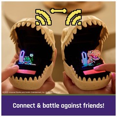 BITZEE Jurassic World Interactive Dinosaur Toy with 25 Dinosaurs Inside Reacts