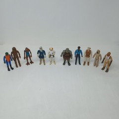Lot Of 10 Vintage Kenner Star Wars Action Figures Lando, Han, Chewbacca, & More