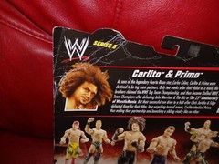 RARE WWE Family Fury Series 5 Carlito Primo Colon wrestling figures Puerto Rico