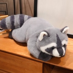 Cute Raccoon Plush Toy Stuffed Animals Soft Doll Pillow Grey Raccoon Toys Birthd