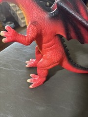 DRAGON 18” Long Red/Orange 2018 Polyester Material Toys R Us Rare SEE PHOTOS