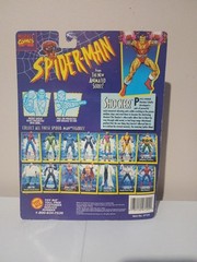 ToyBiz Marvel Spider-Man Animated Series Shocker Action Figure + Projectile 1994