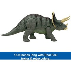 Jurassic World Reimagined Triceratops Dinosaur Figure – Real Feel Texture