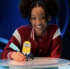 Despicable Me 4 Heroes of Goo Jit Zu Super Stretchy Mega Minion AVL TIM ~ NEW