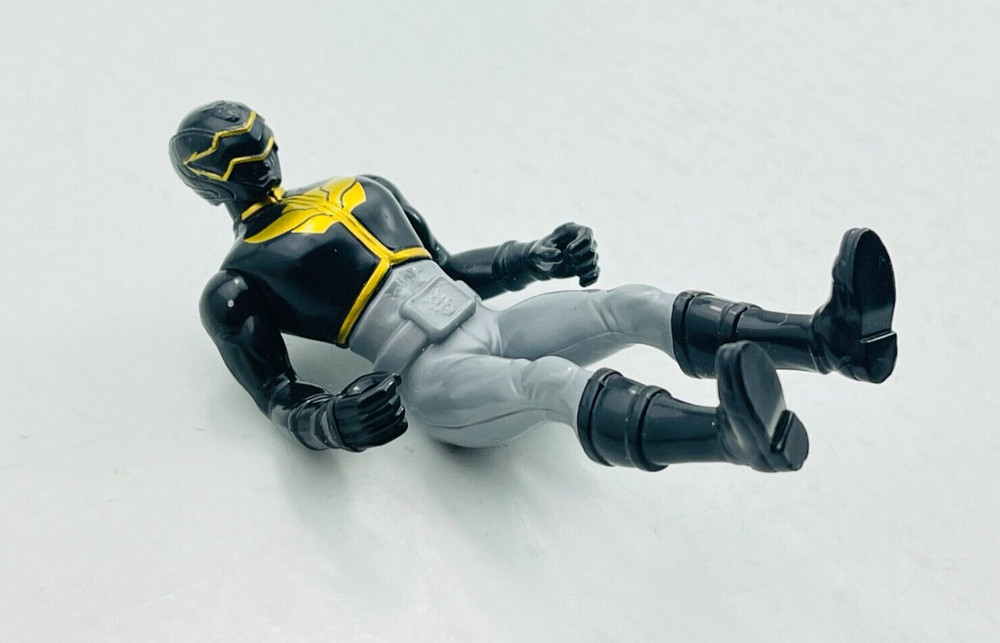 SCG Power Rangers Megaforce Black Ranger Sitting Vehicle Action Figure 3.75″