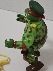 Vintage 1991 TMNT Raph the Green Beret 100% COMPLETE! Military Mutants Turtles