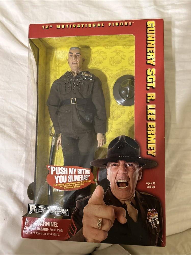 Gunnery Sgt. R Lee Ermey Vintage 12” Motivational Figure Sideshow Toys