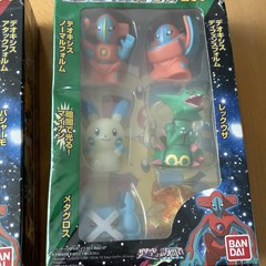 Pokemon Bandai Finger Puppets Destiny Deoxys Movie 2004 [Full Set A&B] Sealed