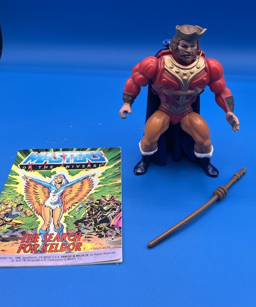 Masters of the Universe King Randor Vintage MOTU Repo Cape Staff Crown