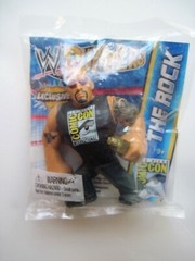 WWE Wrestling Rumblers Figure THE ROCK San Diego Comic Con 2012 EXCLUSIVE Mattel