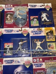 Huge Lot MLB Kenner Starting lineup SLU Nolan Ryan Bonds Clemente Collection