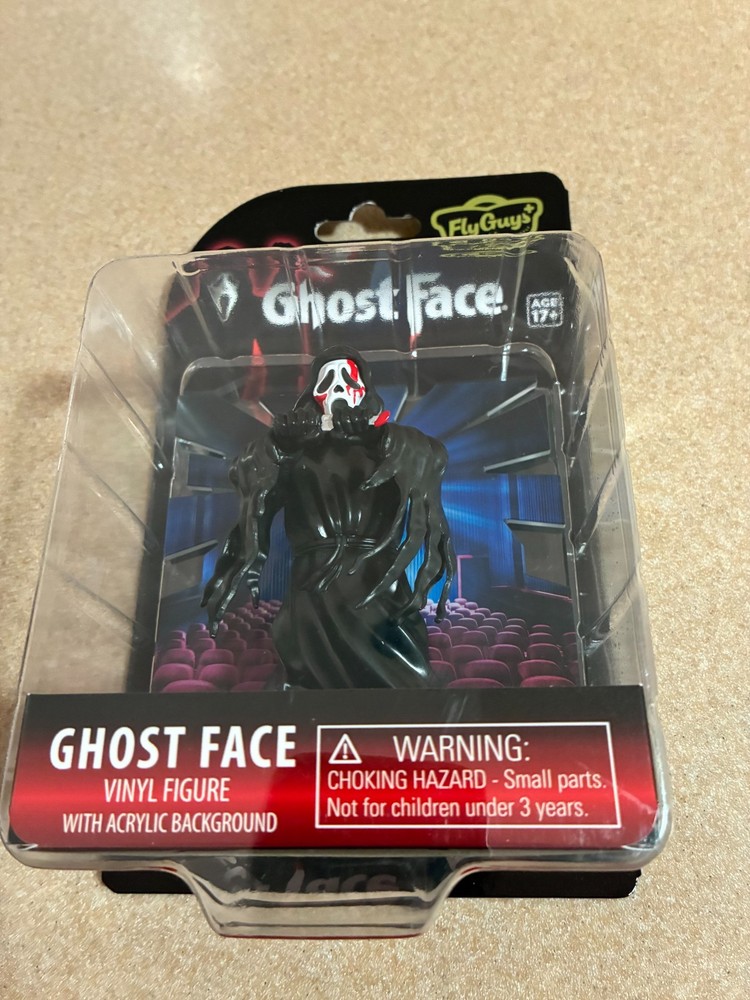 CultureFly Fly Guys GHOST FACE Vinyl Figure with Acrylic Background