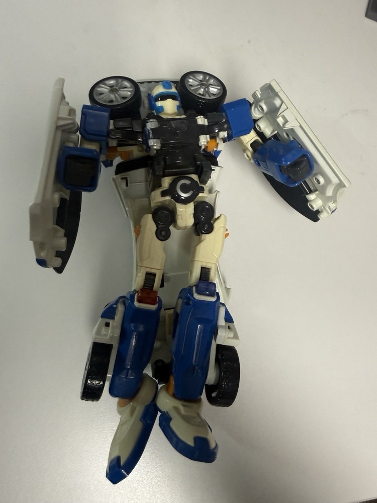 Youngtoys Tobot C Police Car Transformer Robot Action Figure Toy Kids Gift